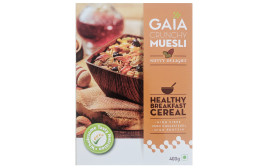 Gaia Crunchy Muesli, Nutty Delight Healthy Breakfas Cereal  Box  400 grams